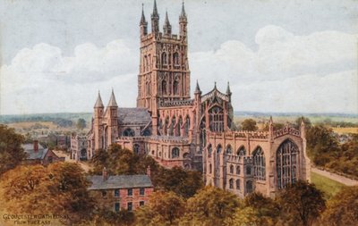 Gloucester Cathedral, von Osten von Alfred Robert Quinton